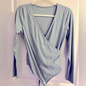 Abercrombie light blue bodysuit